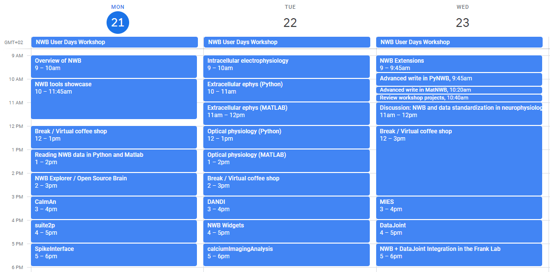 Agenda calendar graphic